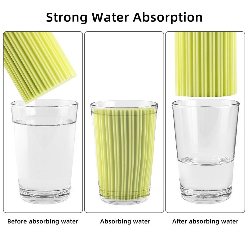 Motroce 6 PCS Damp Duster Sponge, Magic Sponge Eraser, Reusable Household Cleaning Sponge Tool for Cleaning Dishes, Blinds, Glass, Baseboards, Vents,Glass, Railings, Mirrors - Image 4